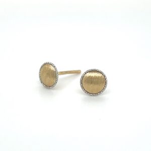 Two tone gold studs/LE2269