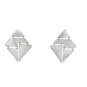 Diamond shaped geo earrings/VAG0413A