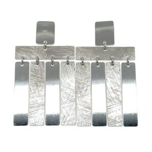 Rectangular dangle earrings/VAG0414A