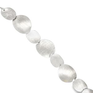 Satin oval link bracelet/VAG9012B1