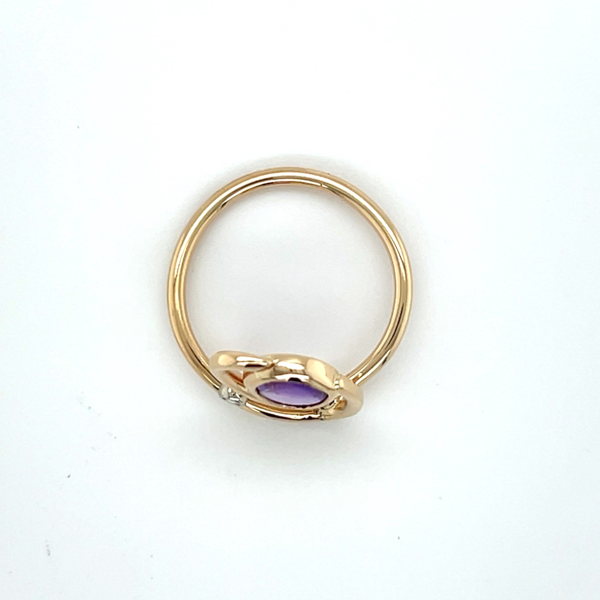 Lavender sapphire and diamond ring/28141125 - Image 2
