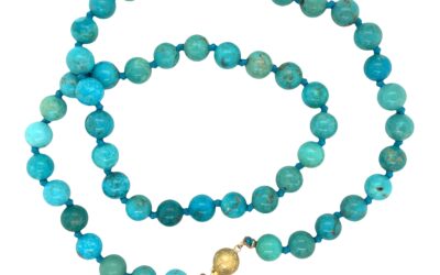 Turquoise bead strand/283326