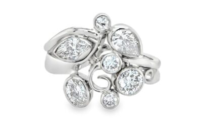 7-stone diamond ring/EJ187