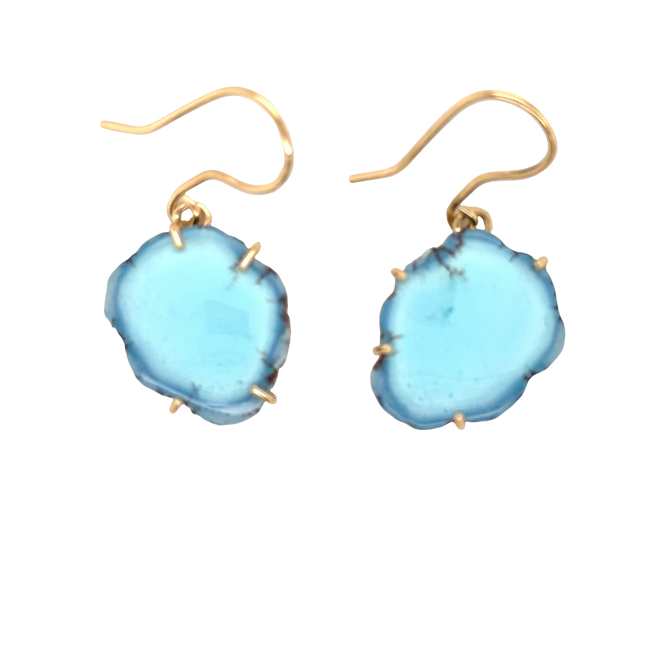 Lavender turquoise earrings/285726 - Image 2
