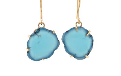 Lavender turquoise earrings/285726