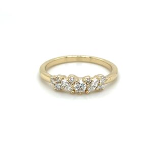 Lab grown diamond 10-stone ring/287826