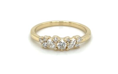 Lab grown diamond 10-stone ring/287826