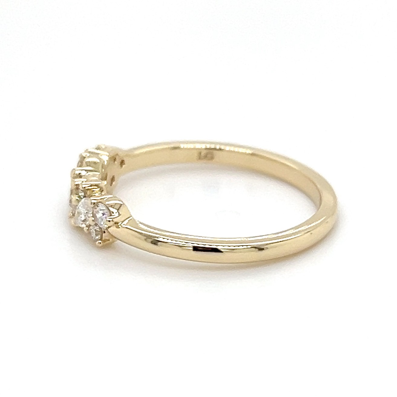 Lab grown diamond 10-stone ring/287826 - Image 3