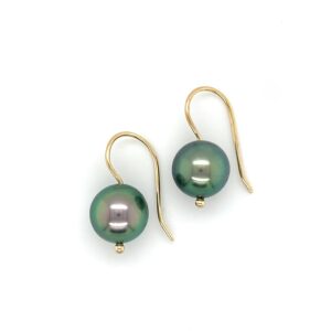 Tahitian pearl drop earrings/282926