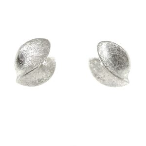 Modern etched post earrings/04-03704