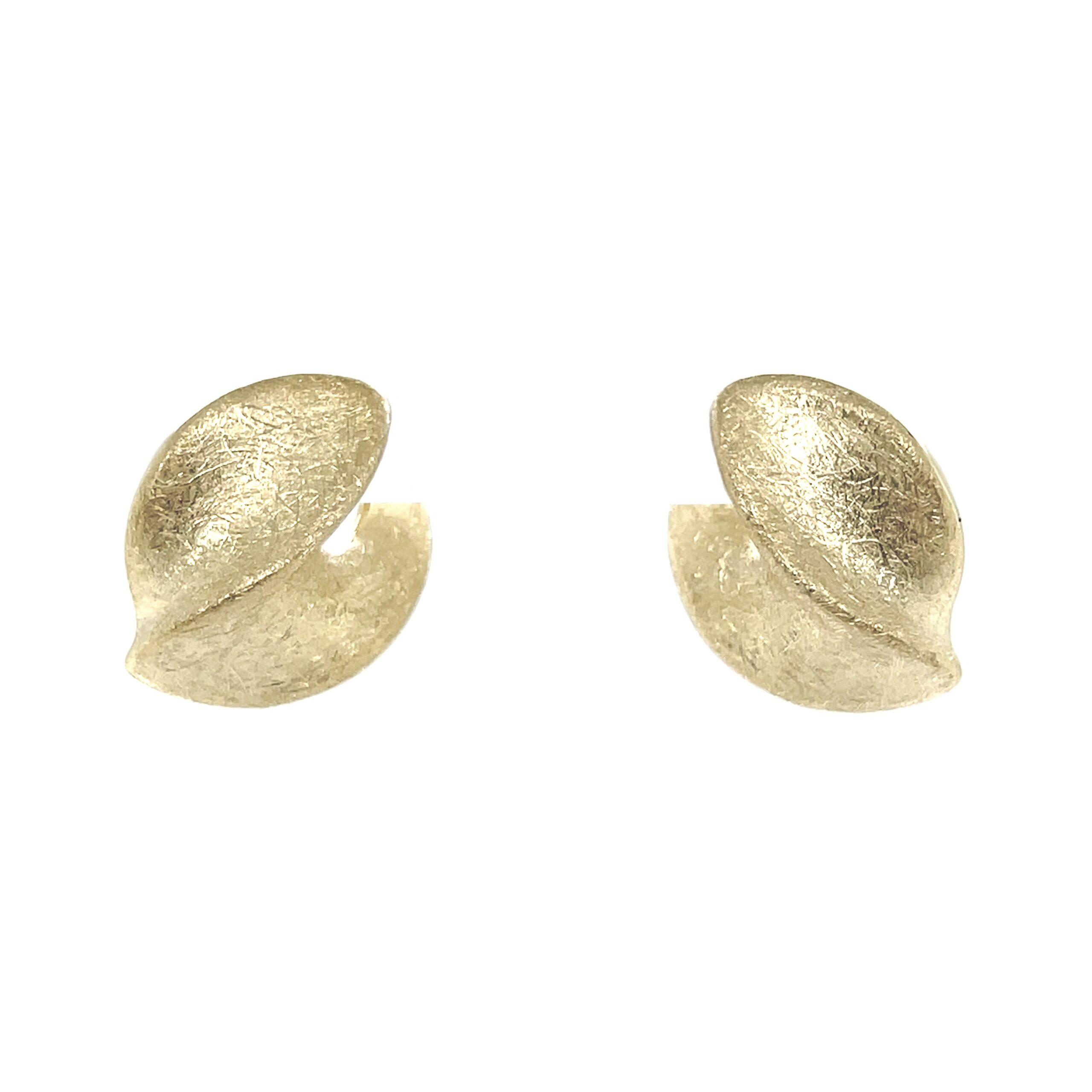 Modern etched post earrings/04-03704 - Image 3