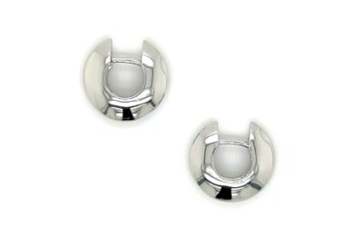 Knife-edge huggie hoops/06-07575