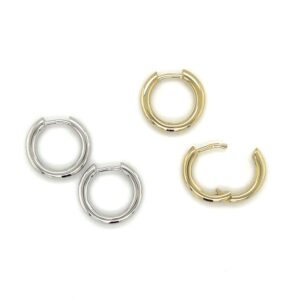 Small hinged huggie hoop/06-61018