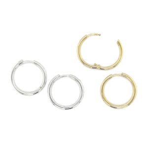 Hinged huggie hoops/06-61019