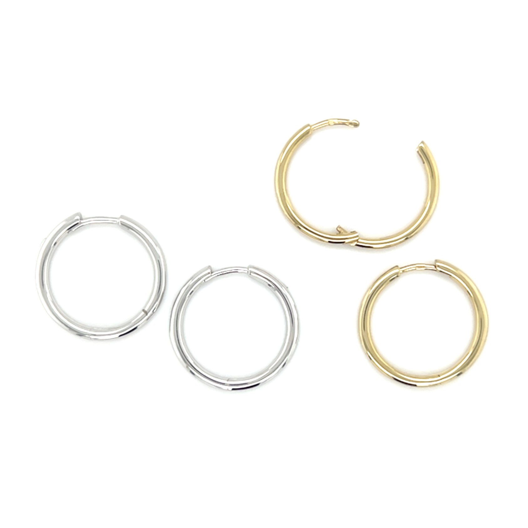 Hinged huggie hoops/06-61019