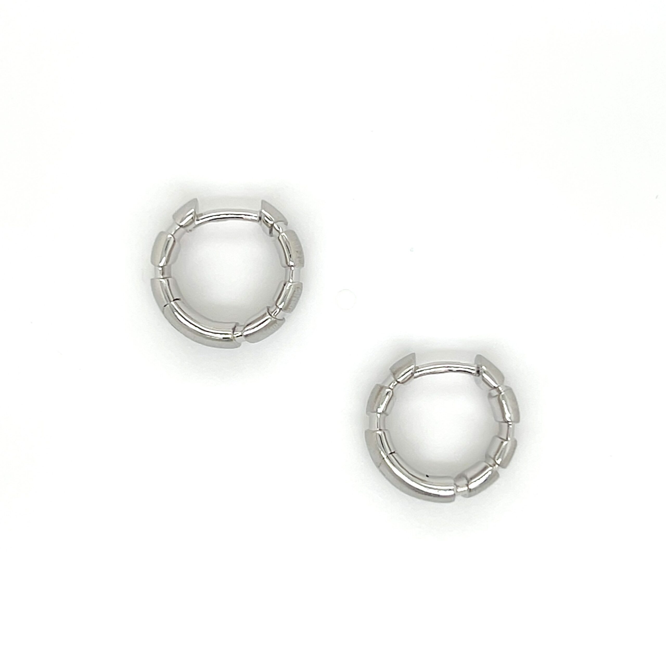 Banded huggie hoops/06-61287 - Image 2