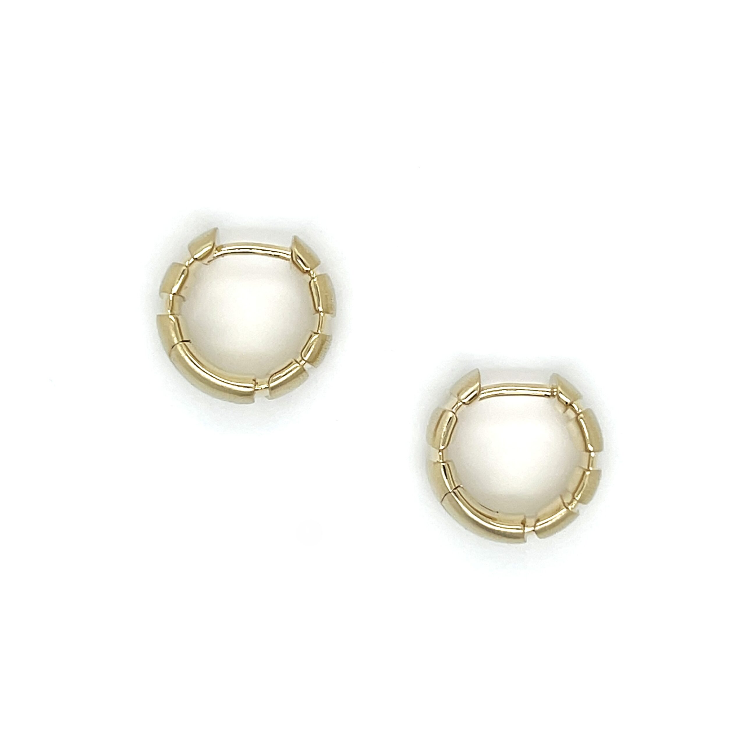 Banded huggie hoops/06-61287 - Image 4