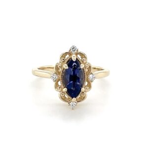 Iolite and diamond ring/28161026