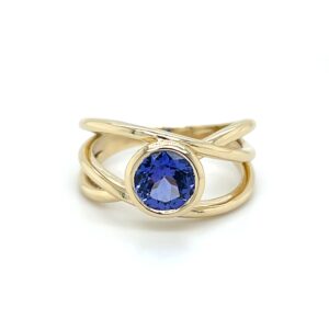 Tanzanite criss-cross ring/287926