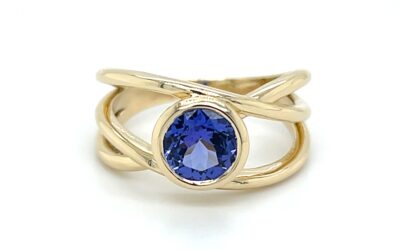 Tanzanite criss-cross ring/287926
