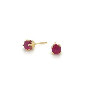 Ruby stud earrings/288926