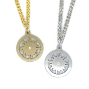 Starburst charm necklace/35-01958