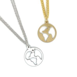 World charm necklace/35-01960