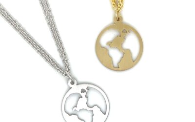 World charm necklace/35-01960