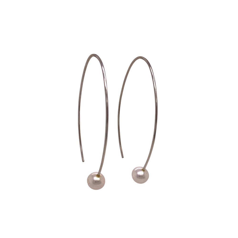 pearl threader silver