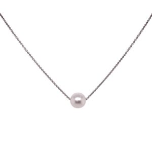 round pearl on 14kw chain