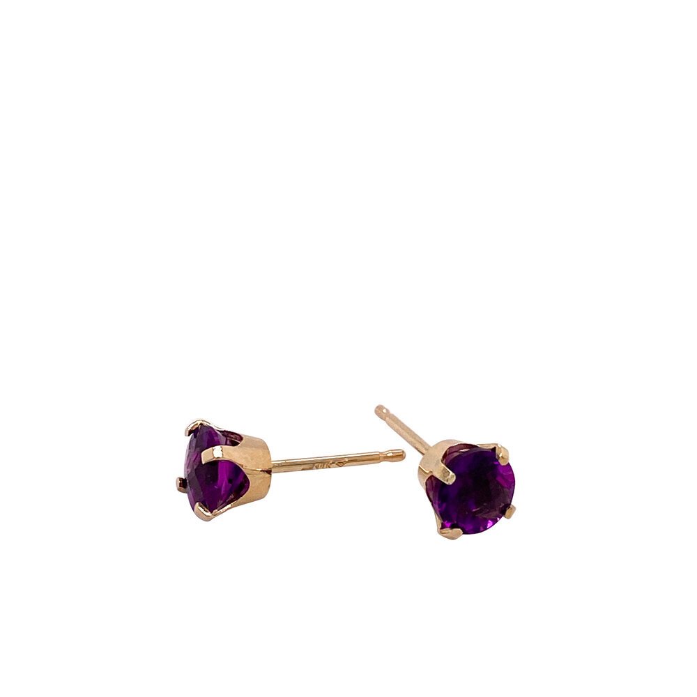 Gemstone Stud Earrings