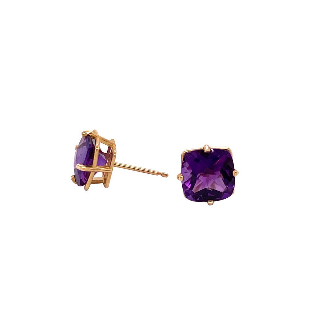 Gemstone Stud Earrings