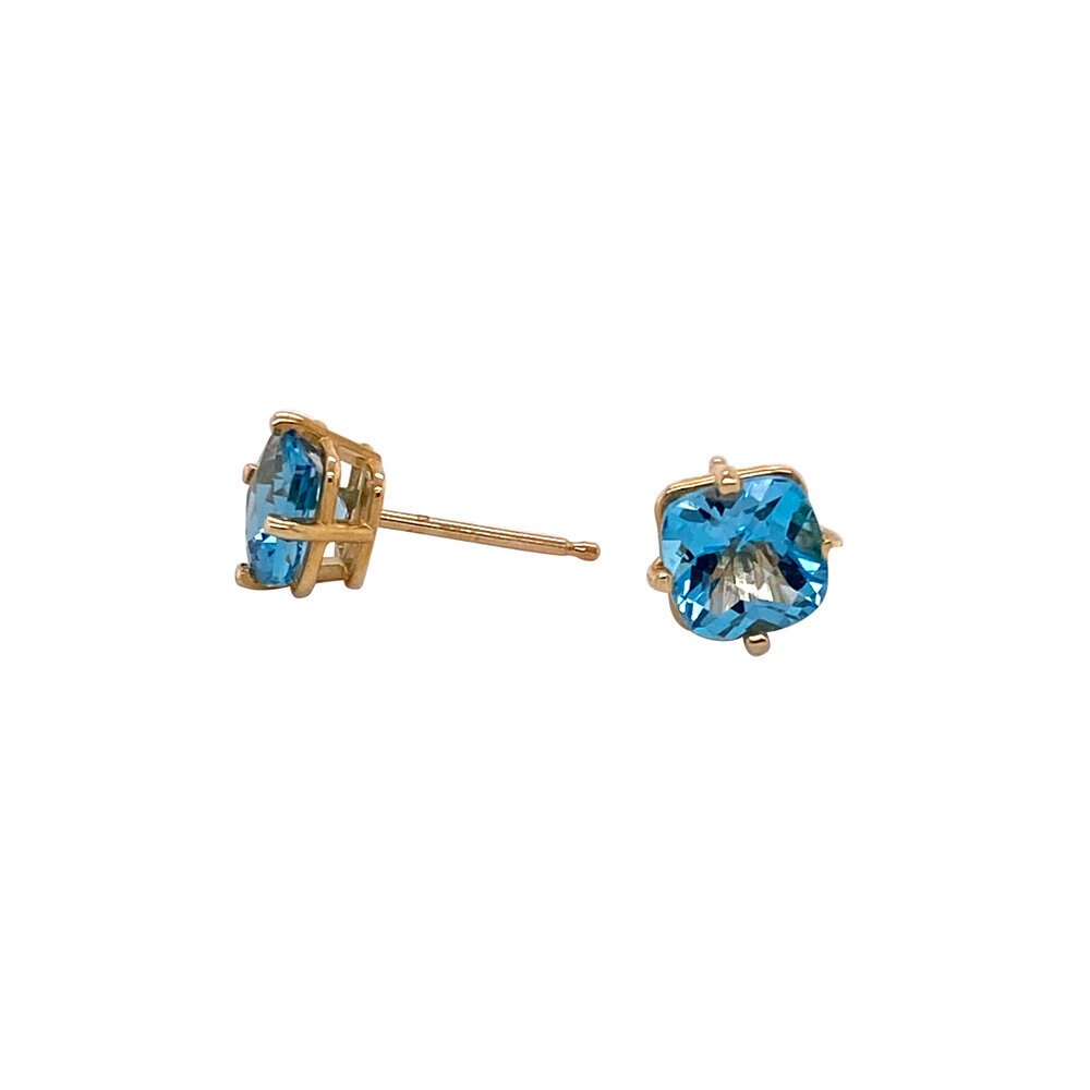 Gemstone Stud Earrings