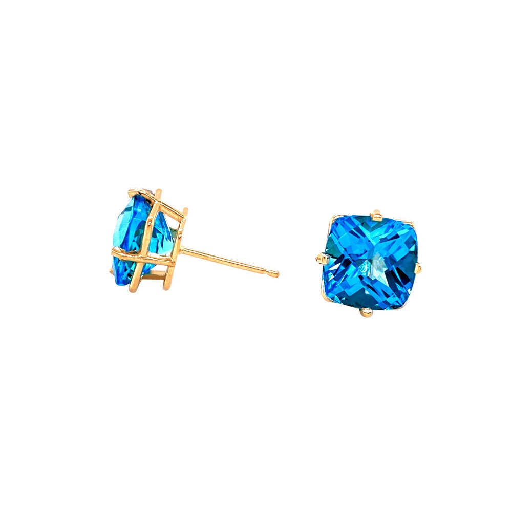 Gemstone Stud Earrings