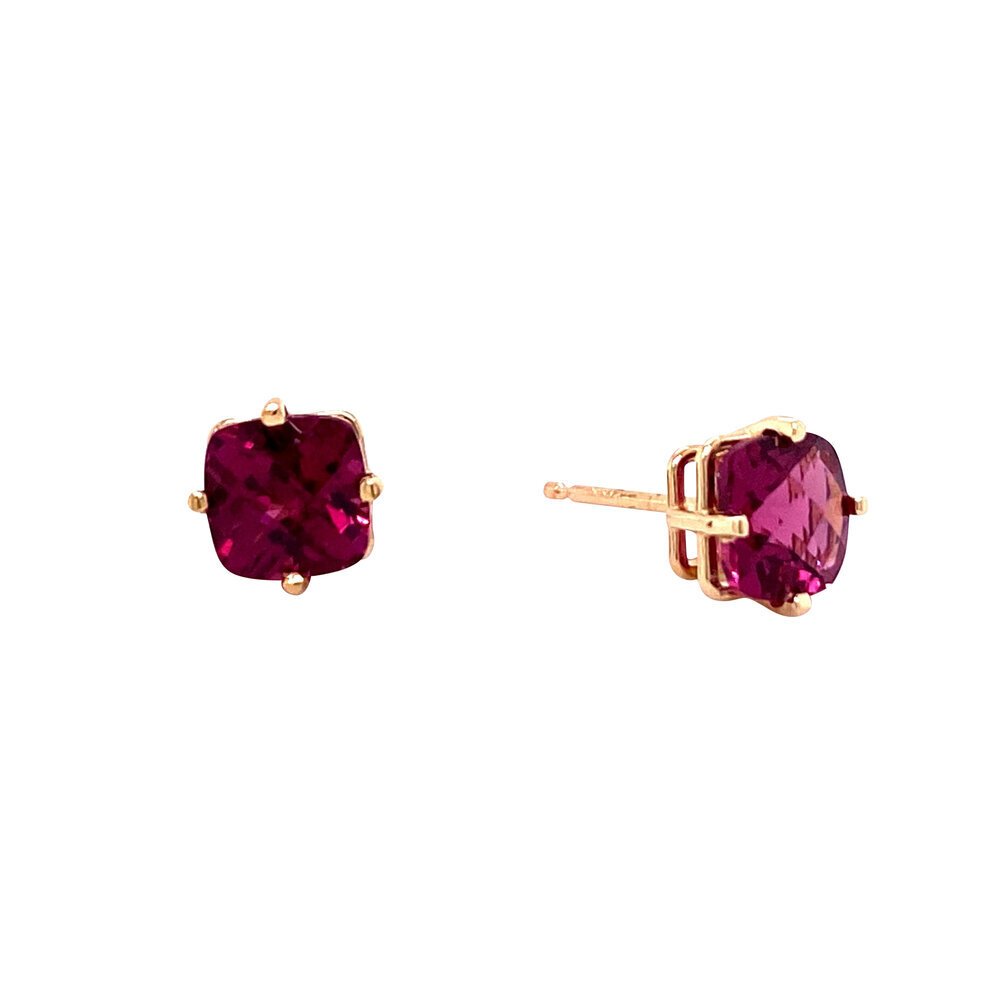 Gemstone Stud Earrings