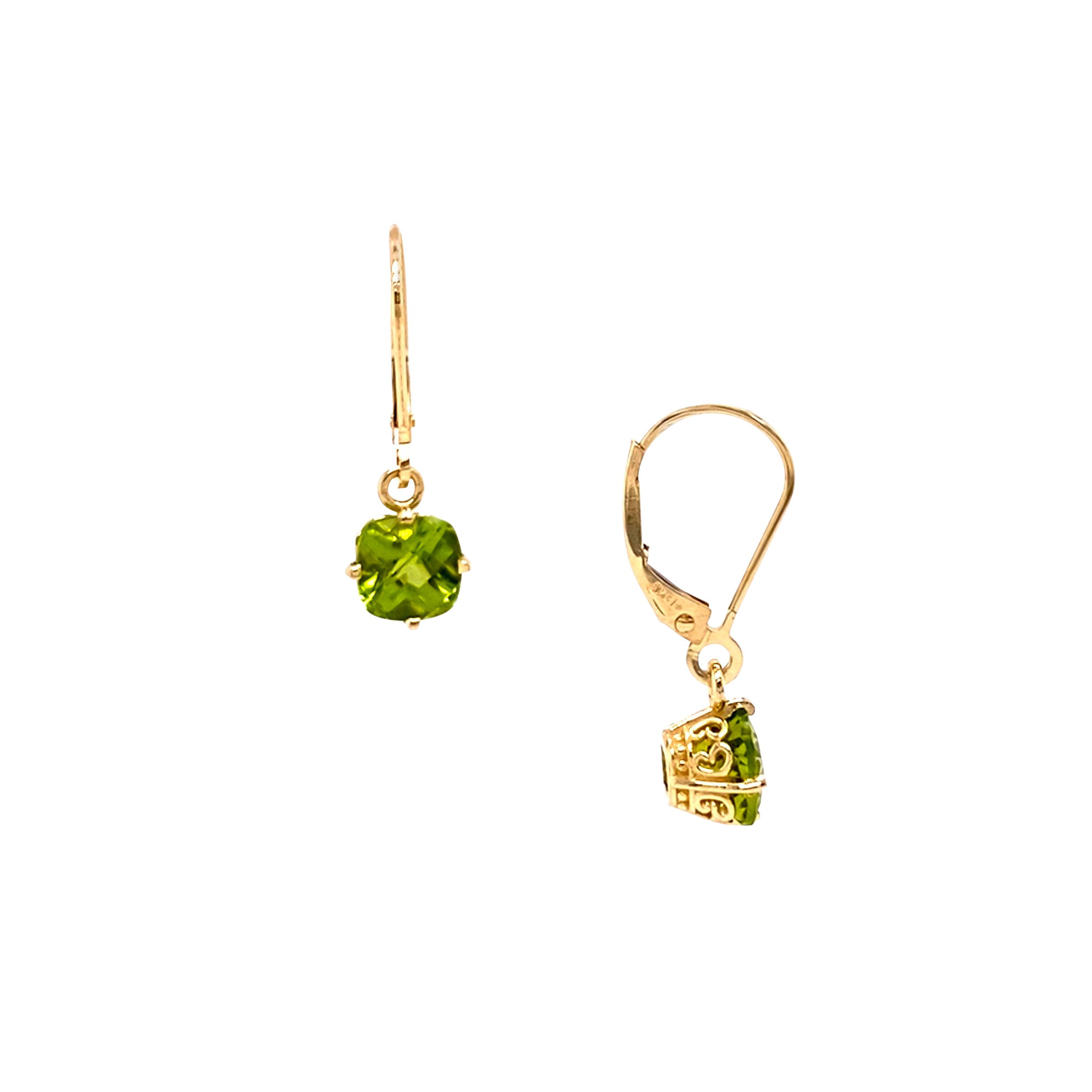 Gemstone Drop Earrings
