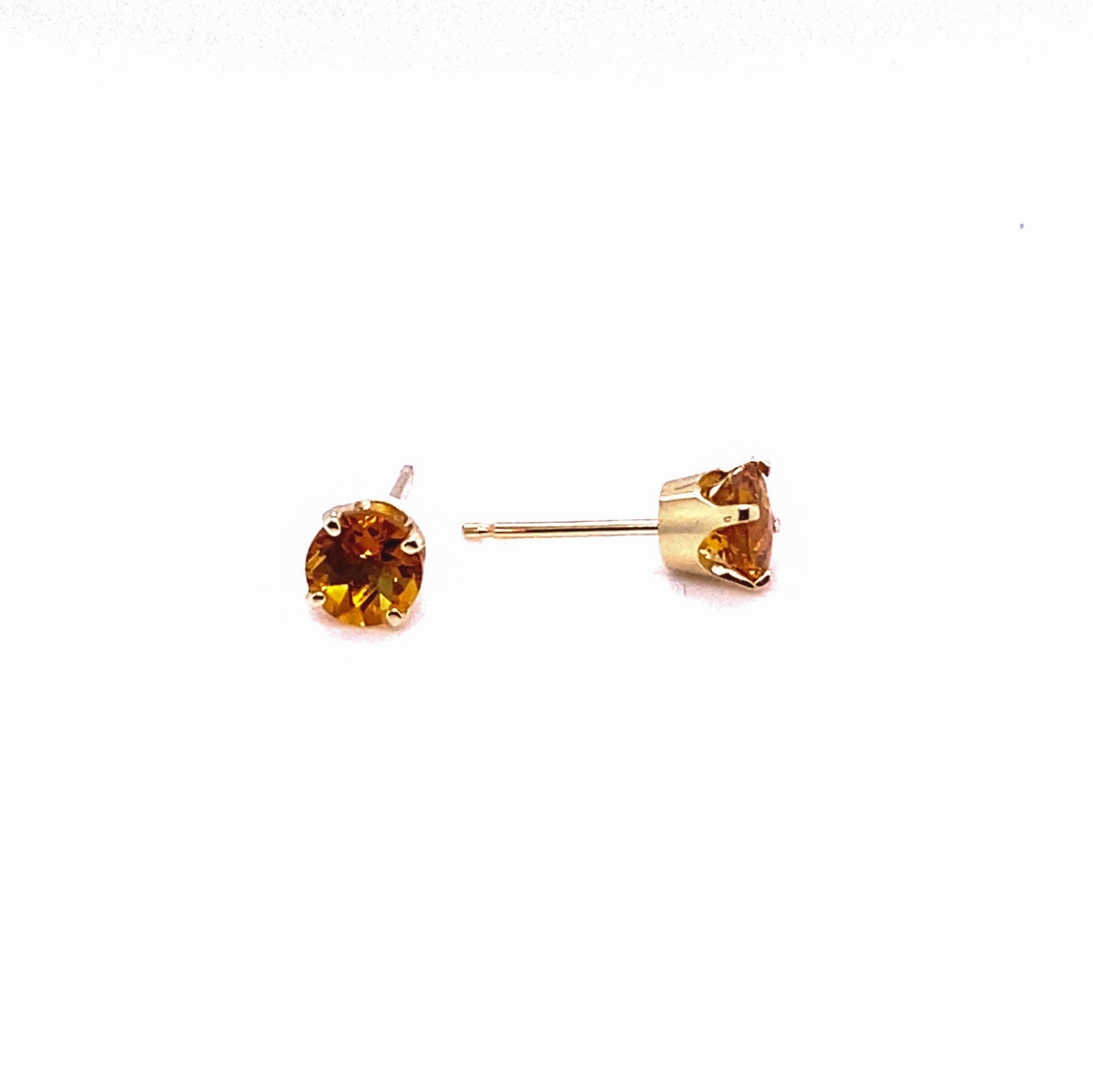 Gemstone Stud Earrings