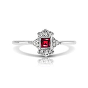 Ruby and diamond ring/OMS1DR131
