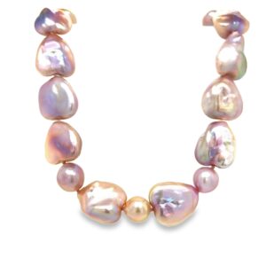 Baroque and round pearl strand/2812425