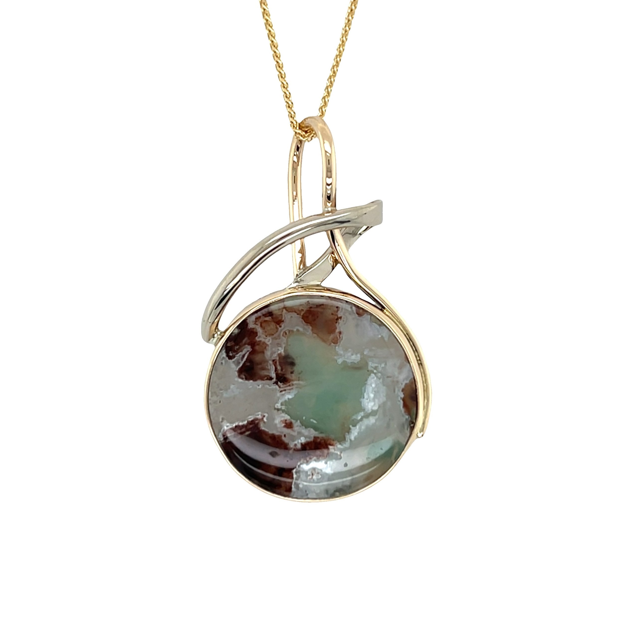 Aquaprase two-tone pendant/2811025