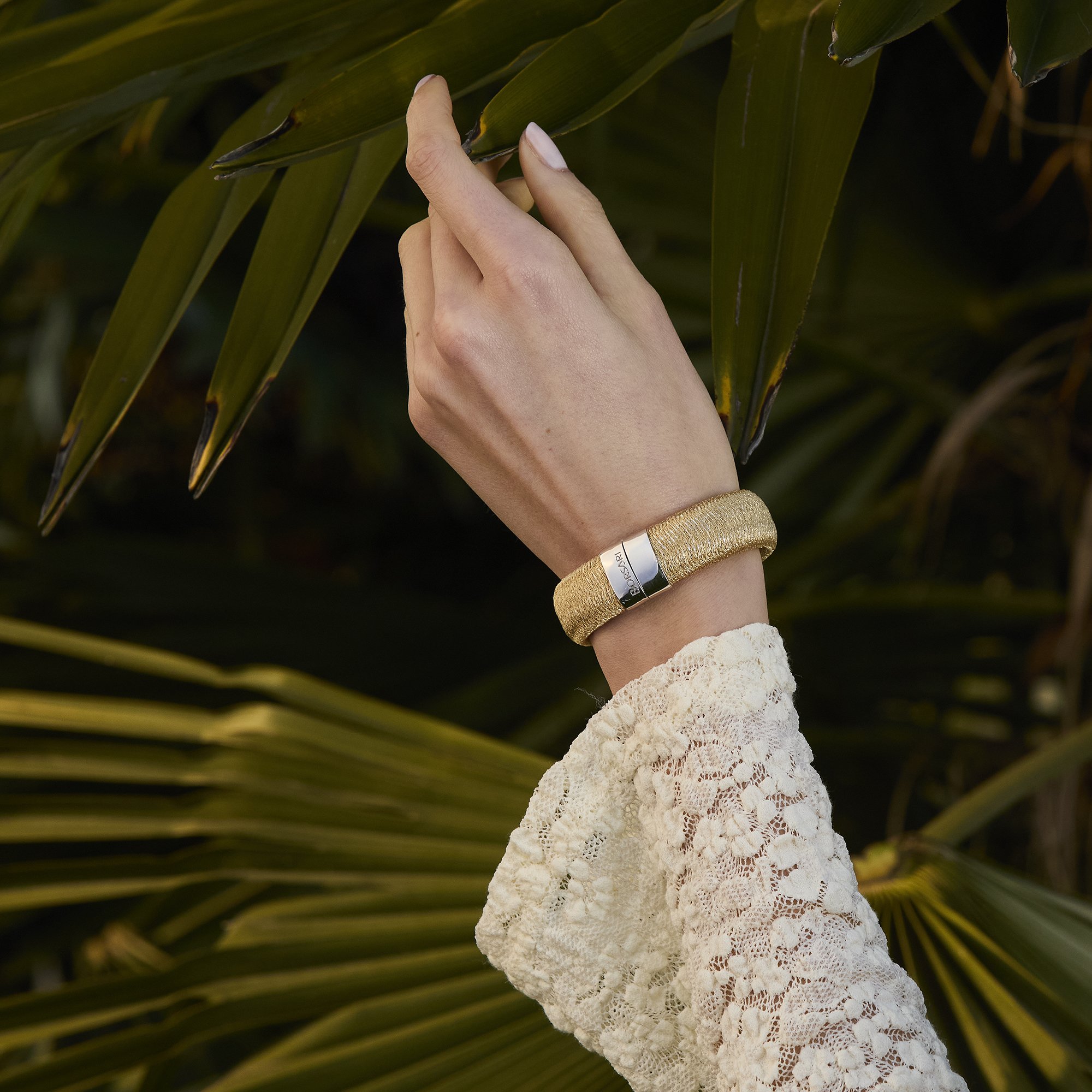 Metal mesh cuff bracelet/BR-DIVIN