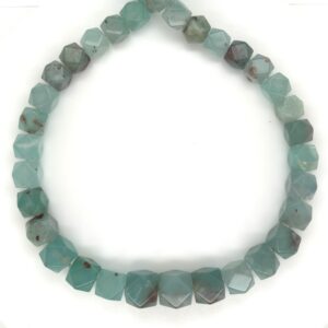 Aquaprase faceted cube strand/283925