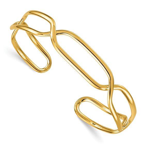 Cutout cuff bracelet/14SUCUF44Y