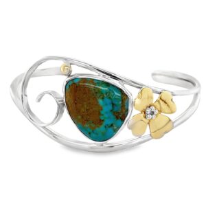 Turquoise cuff bracelet/EJ168